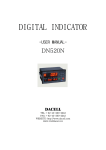 Digital Indicator DN520N User Manual