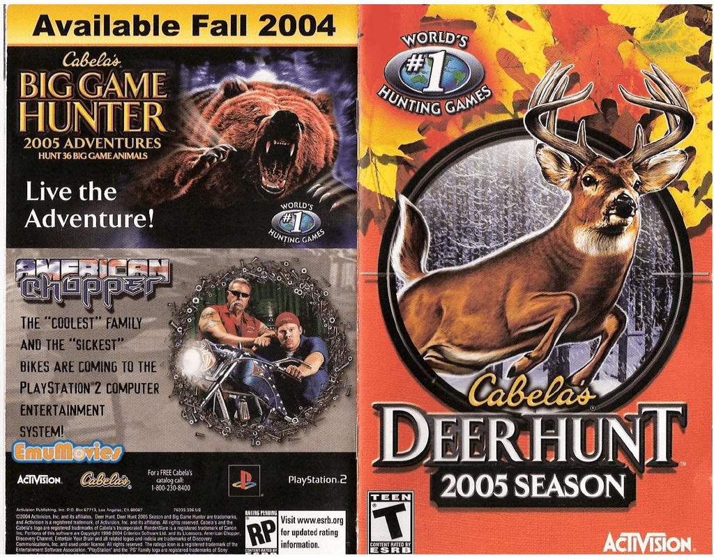 cabelas deer big game hunter pc 1998