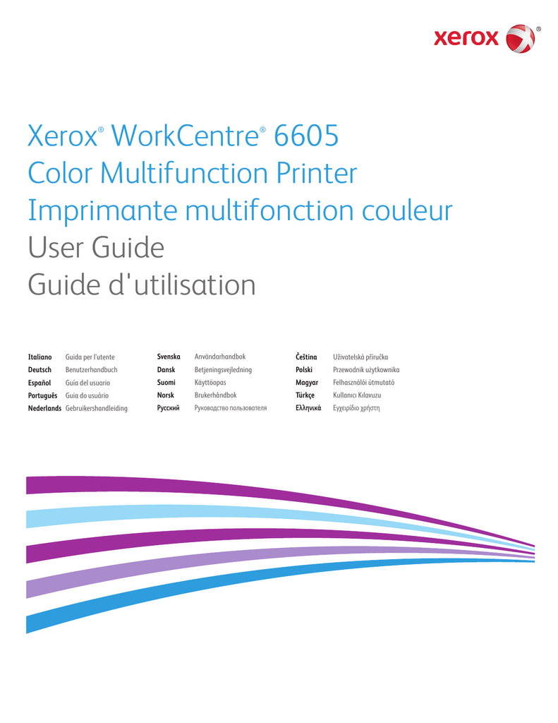 Xerox WORKCENTRE 6605 User manual | Manualzz