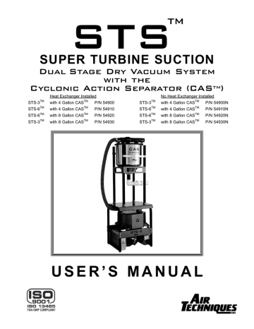 USER`S MANUAL - Air Techniques | Manualzz