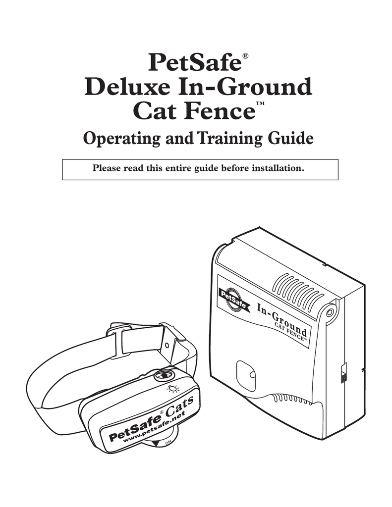 PetSafe® Deluxe InGround Cat Fence™ Manualzz