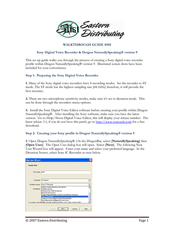 sony digital voice recorder software download