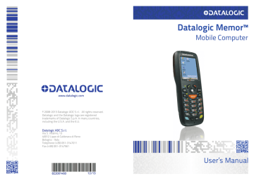 Datalogic Memor 944201040 Hand held Mobile Computer barcode scanner Bluetooth 