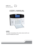 Konlen MOBILE CALL GSM Alarm System User manual
