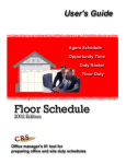 CRS Floor Schedule 2002 Edition User Guide | AI Chat &amp; PDF Access