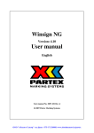 Partex Winsign NG User Manual
