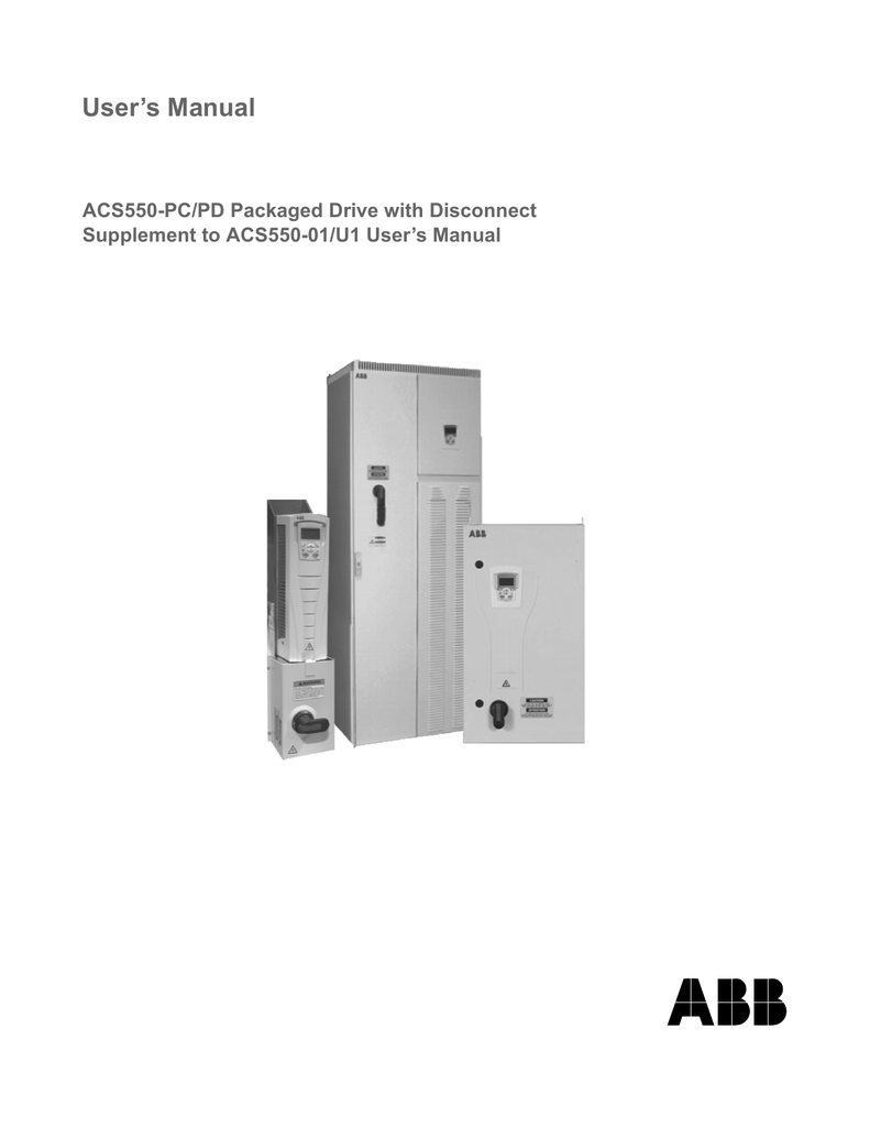ABB - ACS550-PC Drive User Manual | Manualzz