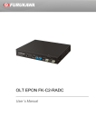 FURUKAWA FK-C2-RADC OLT User&acute;s Manual