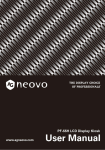 AGneovo PF-55H User manual