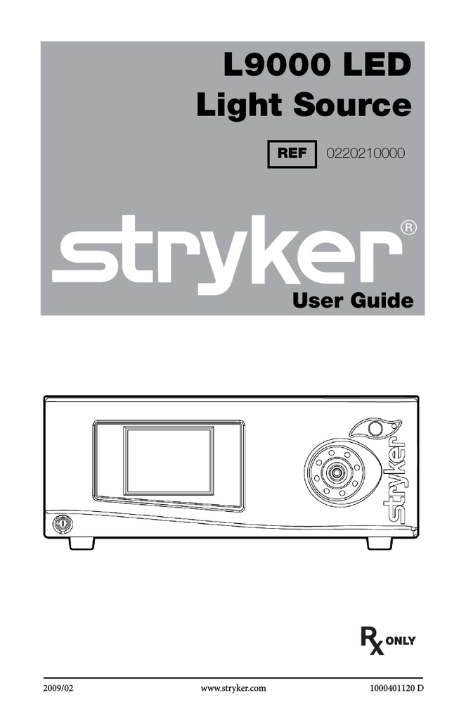 L9000 LED Light Source Manual Manualzz