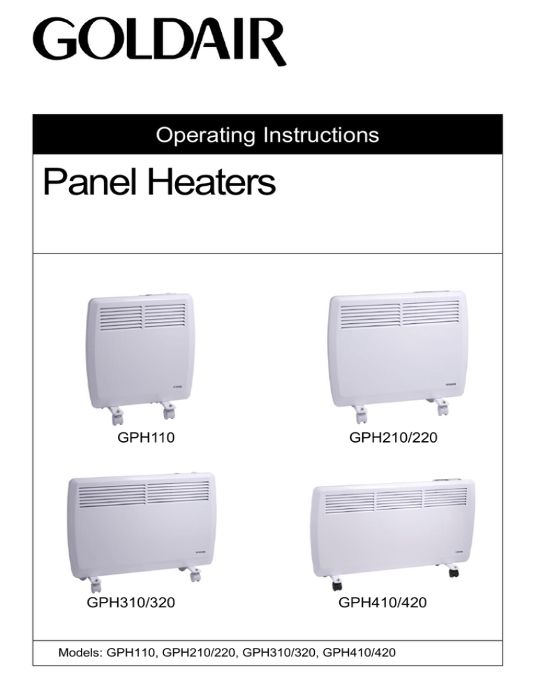 Manual Goldair Manualzz