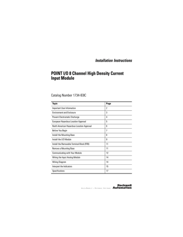 1734 In033b En P Point I O 8 Channel High Density Current Input Manualzz