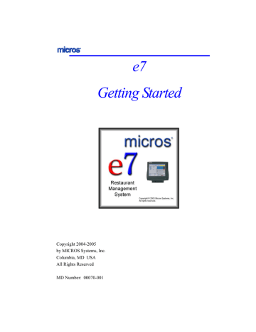e7 Getting Started - Oracle Documentation | Manualzz