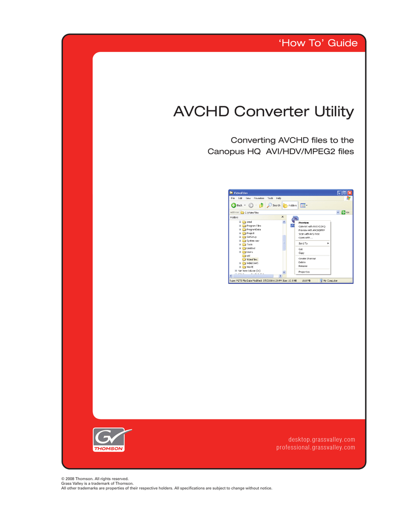 avchd file converter avchd file converter