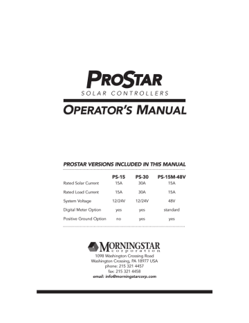 Operator`s Manual | Manualzz