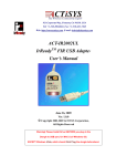 ACTiSYS IR2002UL User's Manual
