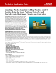 Rockwell Automation Plastics Injection Molding Machine Control Technical Application Notes