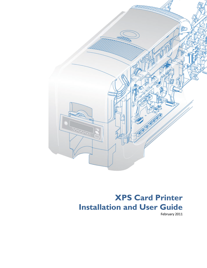 XPS Card Printer Installation and User Guide Manualzz