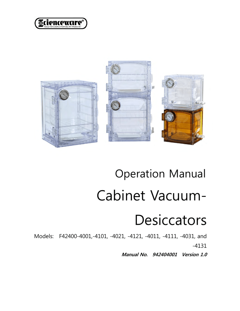 Secador Desiccator Manual Matttroy