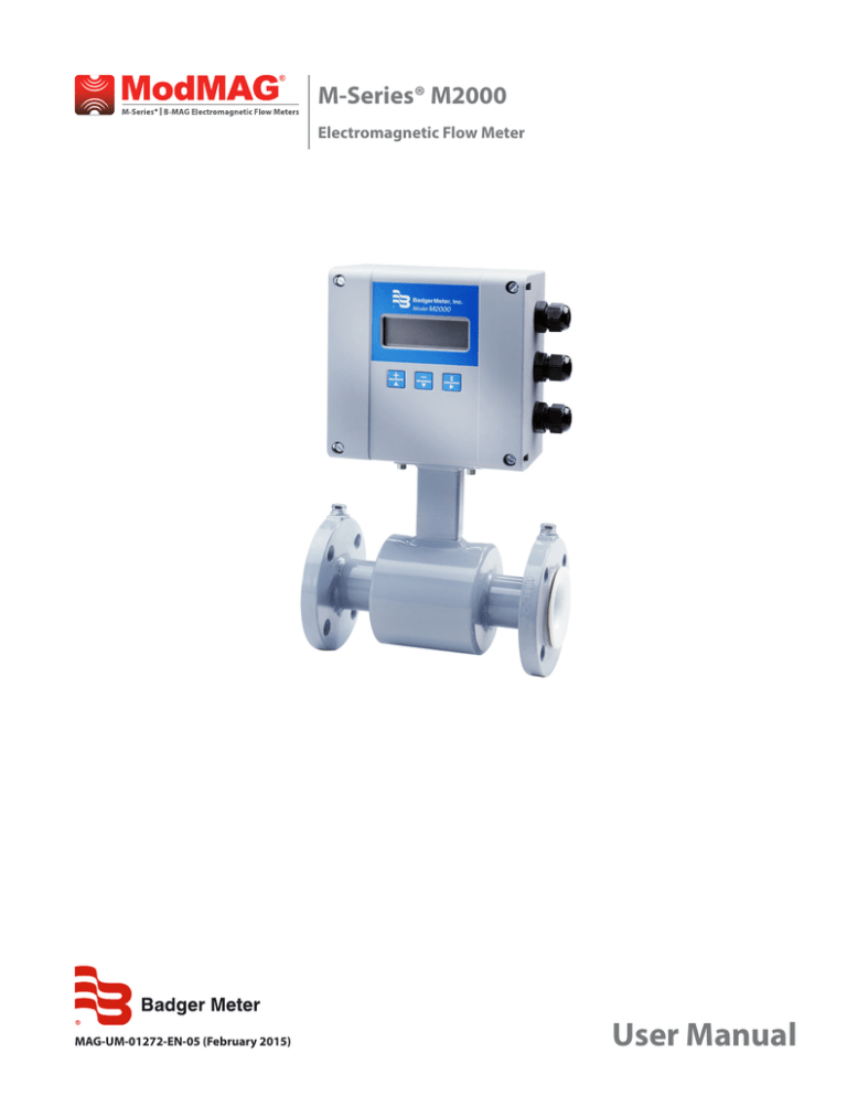 Badger Meter M2000 Flow Meter Manual PDF Manualzz