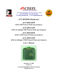 IrDA Protocol Probe and Analyzer ACT-IR9200D Hardware User&rsquo;s Manual