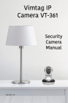 Vimtag VT-361 Security Camera User Manual
