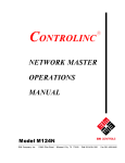 Controlinc Network Master M124N Operations Manual