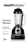 HealthMaster YD-2088E Owner's Manual