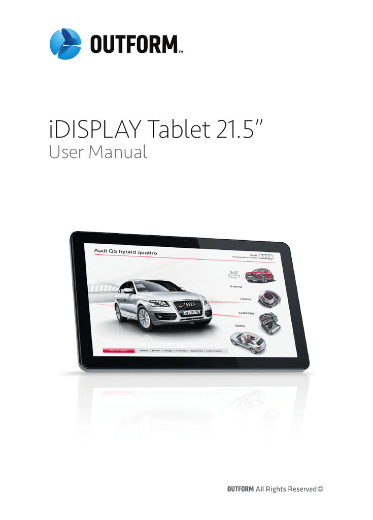Idisplay Tablet 21 5 Manualzz