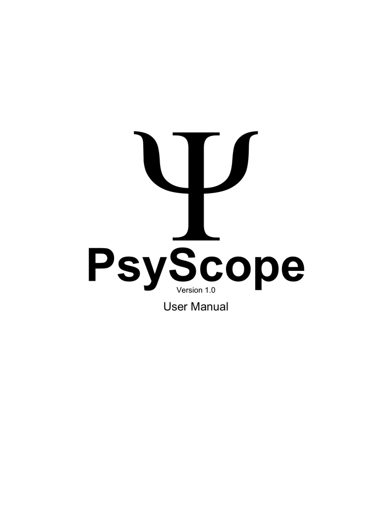 does psyscope use visual basic