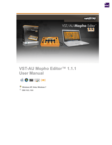 Working With The Vst Au Mopho Editor Manualzz