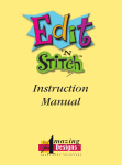 Edit &rsquo;N Stitch Instruction Manual