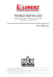 Chart Plotter WORLD MAP Pro HD User Manual
