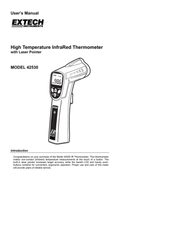 Extech Instruments 42530 User manual | Manualzz