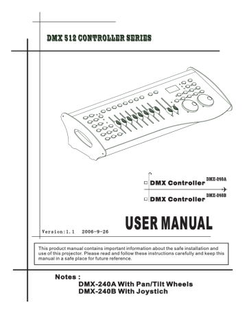 Stage Right by Monoprice 192-Channel DMX-512 Universal Stage Lighting  Controller for Up To 12 Intelligent Lights