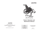 Stellar Wheelchair Manual - Stellar, Stellar GL, Stellar HD
