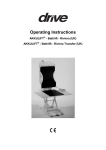Drive Bathlift Riviera Transfer Operating Instructions
