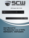 SCW NWP5208P8 User manual