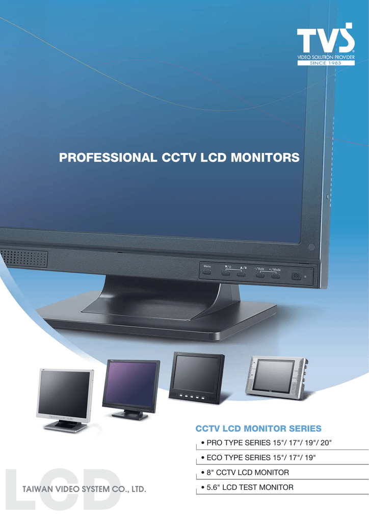 PROFESSIONAL CCTV LCD MONITORS Manualzz