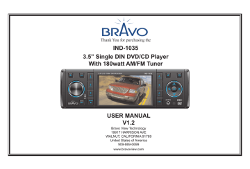 Bravo IND-1035 User manual | Manualzz