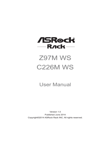 Z97M WS C226M WS | Manualzz