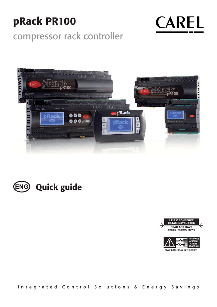 040000071 - PRack PR100 Compressor Rack Controller | Manualzz