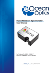 Ocean Optics Flame S, FLAME T User Manual