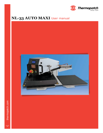 NL-33 AUTO MAXI User manual | Manualzz