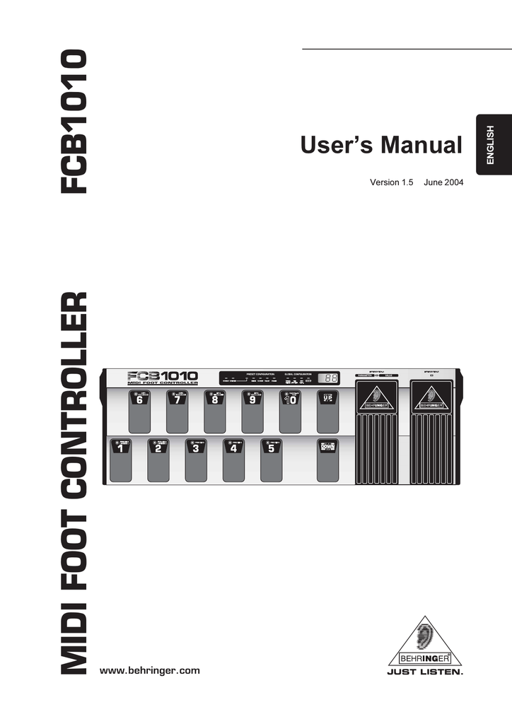 Behringer service manuals