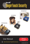 Verifi Fingerprint Security P3400, P4000, P4000WP User Manual