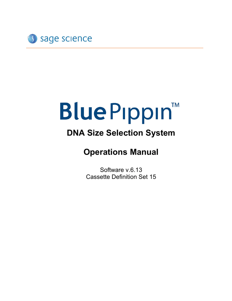 BluePippin User Manual Manualzz