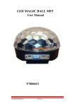 LED Magic Ball MP3 Instruction Manual