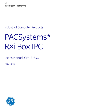GE Intelligent Platforms RXi Box IPC User's Manual | Manualzz