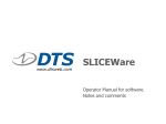 DTS SLICEWare Operator Manual | AI Chat &amp; PDF Download